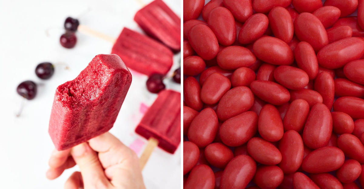 15 Trendy Foods Still Using The Now-Banned Red No. 3 Dye 1. Maraschino Cherries: The Cocktail Classic, 2. Candy-Coated Almonds: Wedding Favorites, 3. Fruit Snacks: Lunchbox Staples, 4. Red Licorice: Not-So-Natural Treats, 5. Syrups and Drink Mixes: Colorful Refreshments, 6. Baked Goods Decorations: Festive Toppings, 7. Ice Cream Toppings: Sweet Deception, 8. Jelly Beans: Colorful Confections, 9. Hard Candies: Long-Lasting Color, 10. Cotton Candy: Carnival Classics, 11. Chewing Gum Centers: Hidden Ingredients, 12. Popsicles and Frozen Treats: Summer Staples, 13. Breakfast Cereals: Morning Surprise, 14. Snack Cakes and Pastries: Deceptive Fillings, 15. Energy Drinks: Performance Deception