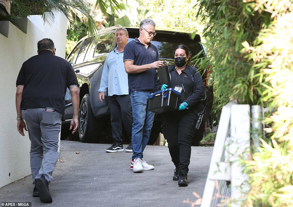Brad Pitt's LA mansion a 'real mess' as CSI investigates