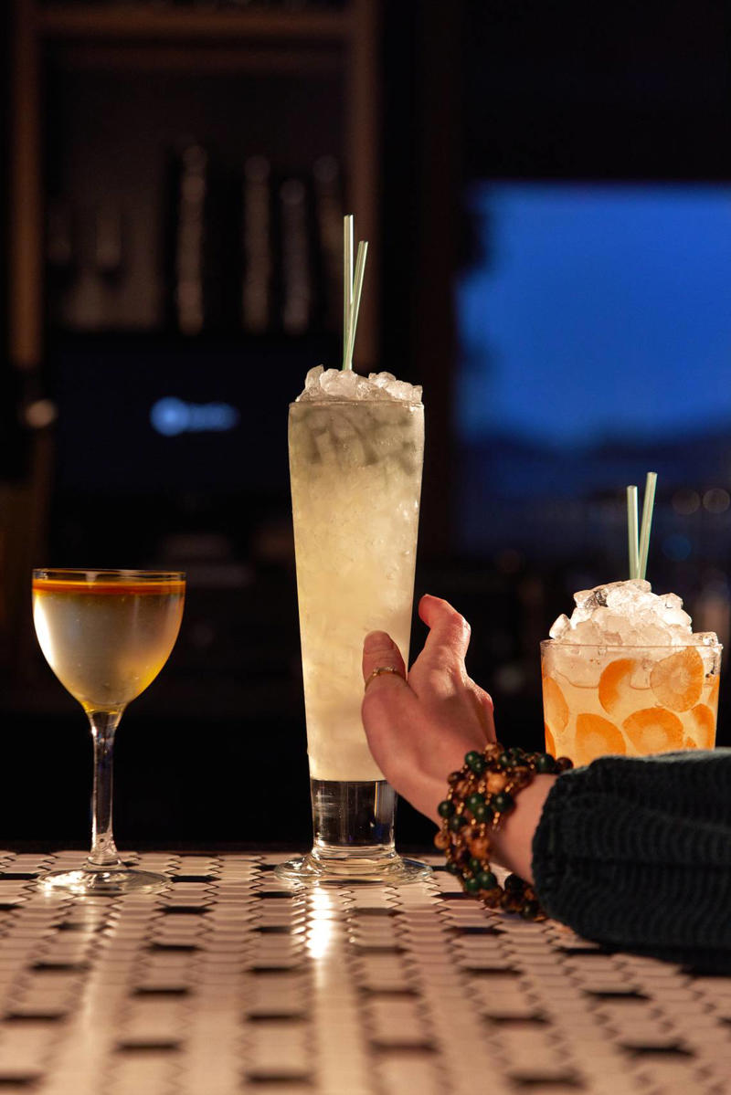 Best cocktail bar: Nightingale Rooftop Restaurant & Bar, ‘Modern cocktail culture, maximalist decor', Nightingale bar menu, Finalist for best cocktail bar: Wolfe & Porter, ‘A place for everyone'