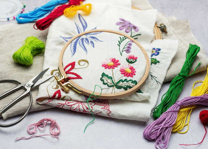 Flower Pressing, Origami, Embroidery, Ceramics, Plant Propagation, Quilting