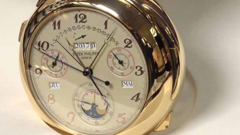 1. Graff Diamonds Hallucination:  Million, 2. Graff Diamonds The Fascination:  Million, 3. Breguet Grande Complication Marie Antoinette:  Million, 4. Jaeger-LeCoultre Joaillerie 101 Manchette:  Million, 5. Patek Philippe Henry Graves Supercomplication: .98 Million, 6. Jacob &amp; Co. Billionaire Watch:  Million, 7. Rolex Paul Newman Daytona Ref. 6239: .75 Million, 8. Patek Philippe Prince Mohammed Tewfik A. Toussoun Pink Gold Ref. 1518: .57 Million, 9. Vacheron Constantin 57260:  Million, 10. Patek Philippe Two-Crown Worldtime Ref. 2523 Eurasia Dial: .7 Million, 11. Patek Philippe White Gold Calibre 89: .9 Million, 12. Patek Philippe Titanium Ref. 5208T-010: .22 Million, 13. Rolex Daytona Unicorn Ref. 6265: .93 Million, 14. Patek Philippe Gold Chronograph Ref. 1527: .7 Million, 15. Philippe Dufour Grande Et Petite Sonnerie No.1: .21 Million, 16. Audemars Piguet Royal Oak Concept Black Panther Ref. 26620IO: .2 million, 17. Rolex Emperor Bảo Đại Ref. 6062: .06 Million, 18. Hublot Big Bang Diamond:  Million, 20. Louis Moinet Meteoris Collection: .6 Million (Full Set)