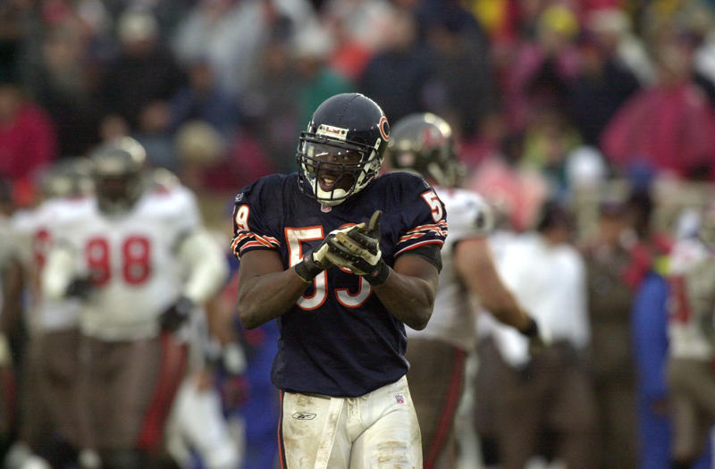 Brian Urlacher, Lance Briggs, Roquan Smith, Rosevelt Colvin, Bears All-Quarter Century Team