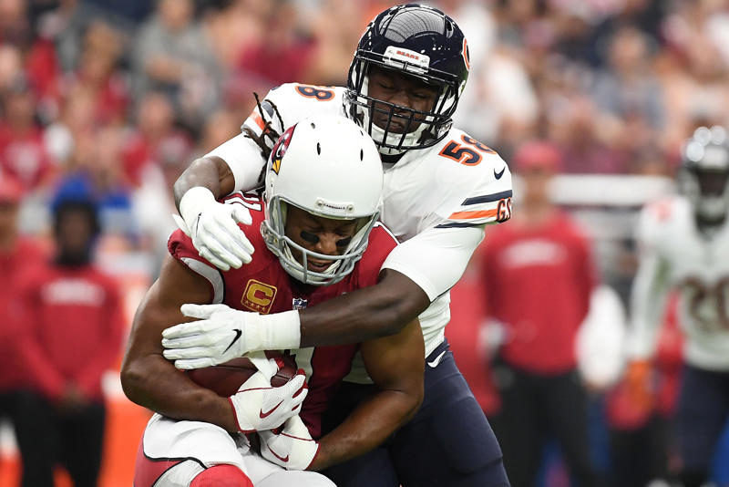 Brian Urlacher, Lance Briggs, Roquan Smith, Rosevelt Colvin, Bears All-Quarter Century Team