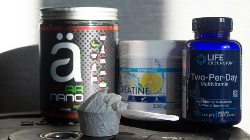 7. BCAA 1. Vitamin E, 2. Multivitamins, 3. Vitamin C, 4. Beta-Carotene, 5. Fat Burners, 8. Testosterone Boosters, 9. Calcium, 10. Coenzyme Q10, 1. Omega-3 Fatty Acids, 2. Fiber, 3. Creatine, 4. Vitamin D, 5. Vitamin B12, 7. Vitamin K, 8. Folic Acid, 9. Magnesium, 10. Collagen