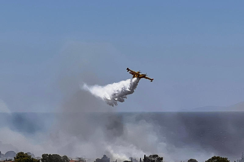 Key points, France issues orange alert for ‘stifling’ heatwave, Popular Italian destinations swelter in prolonged heatwave, Evacuations near Athens as another wildfire hits Greece during heat wave, How common are wildfires in Greece?, Recap: What we know about the wildfires and extreme heat across Europe, Still a high risk of wildfires in Greece this weekend, Evacuations near Athens as another wildfire hits Greece during heat wave, Firefighters are still battling fires in Greece, according to local news, Pictured: Heatwave across Spain and Greece, Pictured: Heatwave and wildfires near Athens, Maps shows fires in southern Italy, Tourists and residents seek shade as temperatures soar in Athens, Violent storms wreak havoc across France with two dead and dozens injured, Why does London get so hot?, How common are wildfires in Greece?, Heat maps reveal temperatures could hit 40C, Pictured: Wildfire in Greece, 40 people evacuated by Police, Popular Italian destinations swelter in prolonged heatwave, Where did the wildfire in Greece start?, Mapped: Where the wildfires are located, France issues orange alert for ‘stifling’ heatwave, Spanish and Portuguese temperatures to exceed 40C, Pictured: Tourists and elderly cool off in Greece's heatwave, Pictured: Greece wildfires, Popular Italian destinations swelter in prolonged heatwave, France issues orange alert for ‘stifling’ heatwave, Spanish and Portuguese temperatures to exceed 40C, Pictured: Water planes tackle wildfires in Greece, Wildfire rips through Greece as heatwave sets in
