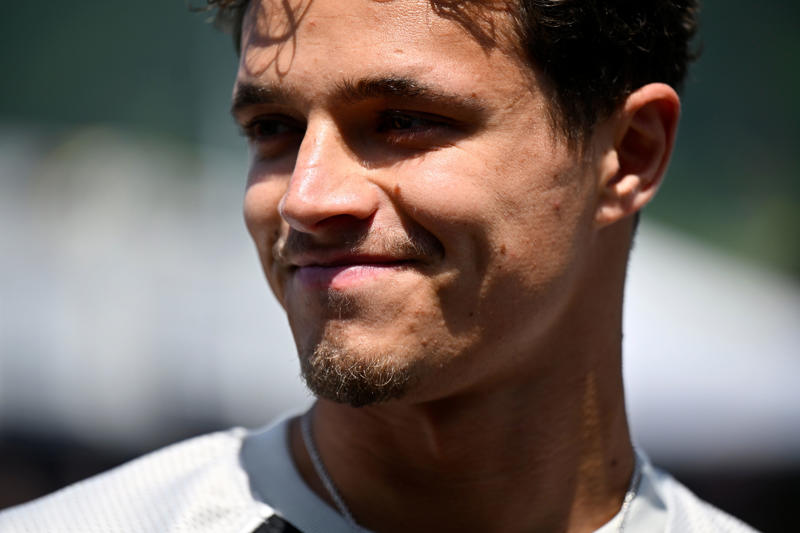 F1 AUSTRIAN GRAND PRIX - LATEST UPDATES, Time for the podium!, Oscar Piastri, who finished P2:, Lando Norris after finishing first:, Charles Leclerc, after coming home P3:, Oscar Piastri:, Lando Norris:, TOP-10 IN THE AUSTRIAN GP, Lando Norris wins the Austrian Grand Prix, Final lap, Norris' gap to Piastri now 1.7 seconds (Lap 69/70), Lando Norris is pushing (Lap 66/70), Lando Norris on team radio (Lap 62/70), Norris's gap to Piastri closing (Lap 60/70), Franco Colapinto receives penalty (Lap 58/70), Oscar Piastri pits (Lap 54/70), Lando Norris pits (Lap 53/70), Lewis Hamilton pits (Lap 51/70), Charles Leclerc pits (Lap 50/70), Piastri closing the gap (Lap 43/70), Norris in control (Lap 40/70), TOP-10 AFTER 35/70 LAPS, Tsunoda-Colapinto collide, Austrian Grand Prix, Lewis Hamilton pits (Lap 26/70), Charles Leclerc pits (Lap 26/70), Oscar Piastri pits (Lap 25/70), Piastri now leads (Lap 22/70), Piastri almost collides with Norris (Lap 20/70), George Russell pits (Lap 19/70), Norris keeping his composure (Lap 17/70), Leclerc told to lift and coast, Piastri backs off a bit (Lap 14/70), Norris and Piastri swap first place (Lap 12/70), Norris thwarting challenge of Piastri, VIDEO: Verstappen and Antonelli crash, Oscar Piastri duelling with Lando Norris (Lap 6/70), Safety car heads in, Antonelli at fault, Max Verstappen is out!, Lights out!, Formation lap No 2, George Russell on team radio:, FIA UPDATE, Carlos Sainz's car catches fire!, FIA: Aborted start!, Carlos Sainz is stuck on the start line!, A reminder of the starting grid for the Austrian GP:, Austrian Grand Prix:, Liam Lawson, who starts P6, Gabriel Bortoleto, who starts an impressive P8:, Oscar Piastri, who starts P3:, Time for the Austrian national anthem!, Karun Chandhok on Max Verstappen's P7 start:, Lando Norris, speaking this morning ahead of the race:, Driver standings heading into this weekend:, Austrian GP winner - race odds:, Bernie Ecclestone on Max Verstappen:, Lando Norris on his 'best lap of the year', Starting grid for the Austrian GP:, Lewis Hamilton reacts to ‘significant’ social media abuse F1 drivers face, F1 constructor standings after 10 races:, List of team upgrades in Austria:, What time is the Austrian GP?, Toto Wolff on a potential Russell-Verstappen line-up, Ferrari team principal Fred Vasseur to miss Austrian GP, F1 extends Austrian GP deal to 2041, Toto Wolff on a potential Russell-Verstappen line-up, Lando Norris after qualifying P1 on Saturday:, RED BULL RING - FACTS:, Ferrari boss Fred Vasseur ahead of the Austrian GP weekend:, Allocated tyre compounds in Austria:, Lewis Hamilton on Ferrari upgrades:, Verstappen teams up with different race engineer in Austria, Irish teen Alex Dunne after finishing P4 in FP1 for McLaren yesterday:, Driver standings heading into this weekend:, Carlos Sainz, after qualifying just P19:, FIA on grass fires which caused Q2 red flag:, Oscar Piastri, who qualified P3:, Confirmation of the final qualifying results from the FIA:, What time is the Austrian GP?, Lando Norris after qualifying P1:, TOP-10 IN QUALIFYING, Charles Leclerc, in P2:, Gasly spun in the final corner!, Lando Norris on pole position!, Final laps in Q3, George Russell noted for an unsafe release:, Lando Norris on provisional pole!, Q3 underway, Alex Albon out in Q2!, Cars heading out on track!, FIA UPDATE, RED FLAG, Norris quickest early on!, Leclerc quickest so far, Q2 underway!, Carlos Sainz: