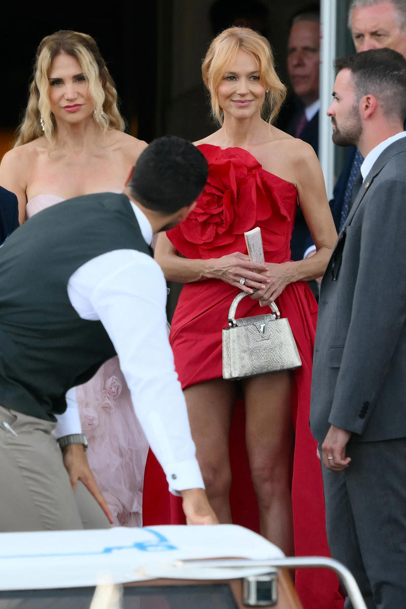 Key Points, Sánchez Bezos posted BTS look from her wedding day, Sánchez Bezos thanks Dolce &amp; Gabbana, The Bezos's step out after the wedding, Sánchez shows off rings, bracelet, How much did Lauren Sánchez pay for her wedding dress?, Sánchez reaches out to Katy Perry amid Orlando Bloom split, Anna Wintour helped Sánchez pick out a wedding gown, Bezos and Sánchez have reportedly signed a prenup, How much will the wedding cost?, When did Bezos and Sánchez get engaged?, Bezos’s gift to Sánchez revealed, Lauren Sánchez's net worth revealed, Jeff Bezos mannequin floats down canal ahead of wedding, President Trump received a wedding invite, Media frenzy continues, A look at who attended the wedding, Best and worst looks revealed, First reaction to Sánchez's wedding dress, Security remains on patrol in Venice, First look at Sánchez's wedding dress, Sánchez changes Instagram name, scrubs account, Controversy over wedding continues to set social media ablaze, Bezos and Sánchez have tied the knot, Sánchez reaches out to Katy Perry amid Orlando Bloom split, Orlando Bloom seen enjoying evening after Katy Perry split, Brooks Nader joins in the party, Onlookers react to Sánchez's demure morning look, Kendall and Kylie Jenner emerge, General wedding attire round up, Kylie Jenner shows off outfit on Instagram, Singer Ellie Goulding joins the party, Orlando Bloom looks sharp, Khloe Kardashian celebrates 41st birthday, Island hosting Friday night's celebration 'to remain open to public', Leonardo DiCaprio continues to hide behind ball cap, Khloe Kardashian opts for a light pink feathered ensemble, Kim Kardashian dons all-black, Kylie Jenner wears ... white?, Kris Jenner and Corey Gamble, Usher and Tom Brady cruise the canals in style, Ivanka Trump gives 'Wicked' vibes, Karlie Kloss seen boarding water taxi, Jewel arrives for the wedding, Oprah Winfrey and Gayle King depart for wedding, Bill Gates leaves Venice hotel, Designers Dolce &amp; Gabbana are in Venice, Bezos's adoptive father spotted, Bezos flanked by security en route to wedding, Bezos emerges from Aman Hotel, Kylie Jenner shares BTS from Thursday night, Onlookers continue to rage against wedding, Sánchez flashes two huge diamonds, Pregnant Karlie Kloss joined by husband Joshua Kushner, Sydney Sweeney joins in the celebrations, Latest wedding venue details revealed, Protests continue in Venice, Lauren Sánchez's net worth revealed, Lauren Sánchez spotted on the morning of her wedding, Kardashians post BTS photos from Thursday, Bill Gates seen with partner Paula Hurd, Blue skies after wild storm, Usher and wife pose for photos ahead of ceremony, Venice wedding day weather report, Orlando Bloom prepares for the ceremony, Best and worst looks roundup, Bezos and Sánchez may already be married, All the celebrities set to attend the wedding, Bezos’s gift to Sánchez revealed, Bezos's lookalike steals the show, Thunderstorm puts swift end to wedding party, When did Bezos and Sánchez get engaged?, Thursday's top-secret bash was 'no phone zone', Bezos and Sánchez show affection in Venice, Ivanka Trump is 'ready to celebrate', Sánchez's dress draws strong opinions, How many water taxis are being used?, How much will the wedding cost?, Kris Jenner and boyfriend Corey Gamble are all smiles, Bezos's gift to Sánchez revealed, Onlookers react to Bezos-Sánchez wedding, Bezos and Sánchez have reportedly signed a prenup, More Venice arrivals, Bezos and Sánchez 'sent guests mood boards', Bezos and Sánchez are keeping details closely guarded, Best and worst looks roundup, Oprah waves to the crowd, Bezos and Sánchez may already be married, A closer look at Lauren Sánchez's dress, Kylie and Kendall Jenner arrive, More royal arrivals in Venice, Leonardo DiCaprio arrives clad in baseball cap, Kim, Khloe, and Kris on the canal, DJ Kygo to perform at wedding, Gayle King, Bill Gates arrive in Venice, Bezos and Sánchez acknowledge his lookalike, Tom Brady boards water taxi, Bezos and Sánchez turn heads leaving luxury hotel, Orlando Bloom spotted with mystery woman, Venice mayor defends luxe nuptials
