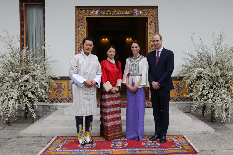 Young and glamorous royals, Parents of three young children, Sonam Yangden Wangchuck, Family photos, Jigme Ugyen Wangchuck, The eldest: Jigme Namgyel Wangchuck, The Himalayan Kate Middleton, The Kingdom of Bhutan, The 'Dark Southland', Happy country, No mass tourism in Bhutan, The Wangchuck dynasty, A new democracy, King Jigme Khesar: crowning ceremony, The second youngest king in the world, Three days of festivities, Jigme Khesar: Prince Charming, The Dragon King gets engaged, Jetsun Pema, The king takes his own photos, The wedding day, Wedding of the King and Queen of Bhutan, Very different from William and Kate's wedding, True love, Why are they called Dragon King and Queen?, William and Kate visit Bhutan, Two glamorous royals from East and West, "The People's King", The little Crown Prince of Bhutan, The Dragon King and his son, The future Japanese Emperor and Bhutanese King