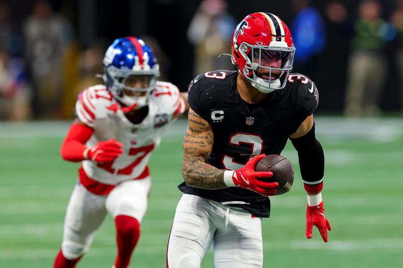 Falcons Quarterback Breakdown, QB Depth Chart (4):, 2025 salary cap hits for Falcons QBs:, Top free agent QBs available:, Predictions/expectations for QBs in 2025:, Falcons Running Back Breakdown, RB Depth Chart (6):, 2025 salary cap hits for Falcons RBs:, Top free agent RBs available:, Predictions/expectations for RBs in 2025:, Falcons Wide Receiver Breakdown, WR Depth Chart (13):, 2025 salary cap hits for Falcons WRs:, Top free agent WRs available:, Predictions/expectations for WRs in 2025:, Falcons Tight End Breakdown, TE Depth Chart (6):, 2025 salary cap hits for Falcons TEs:, Top free agent TEs available:, Predictions/expectations for TEs 2025, Falcons Offensive Tackle Breakdown, Left Tackle Depth Chart:, Right Tackle Depth Chart:, 2025 salary cap hits for Falcons OTs:, Top free agent OTs available:, Predictions/expectations for OTs in 2025:, Falcons Offensive Guard Breakdown, Left Guard Depth Chart:, Right Guard Depth Chart:, 2025 salary cap hits for Falcons guards:, Top free agent guards available:, Predictions/expectations for OGs in 2025:, Falcons Center Breakdown, Center Depth Chart:, 2025 salary cap hits for Falcons centers:, Top free agent centers available:, Predictions/expectations for centers in 2025:, Falcons Defensive Line Breakdown, NT depth chart:, LDE depth chart:, RDE depth chart:, 2025 salary cap hits for Falcons DL:, Top free agent DL available:, Predictions/expectations for DL in 2025:, Falcons Outside Linebacker Breakdown, ROLB depth chart:, LOLB depth chart:, 2025 salary cap hits for Falcons OLBs:, Top free agent OLBs available:, Predictions/expectations for OLBs in 2025:, Falcons Inside Linebacker Breakdown, Right ILB depth chart:, Left ILB depth chart:, 2025 salary cap hits for Falcons ILBs:, Top free agent ILBs available:, Predictions/expectations for Falcons ILBs in 2025:, Falcons Cornerback Breakdown, RCB depth chart:, LCB depth chart:, NCB depth chart:, 2025 salary cap hits for Falcons CBs:, Top free agent CBs available:, Predictions/expectations for Falcons CBs in 2025:, Falcons Safety Breakdown, FS depth chart:, SS depth chart:, 2025 salary cap hits for Falcons safeties:, Top free agent safeties available:, Predictions/expectations for 2025: