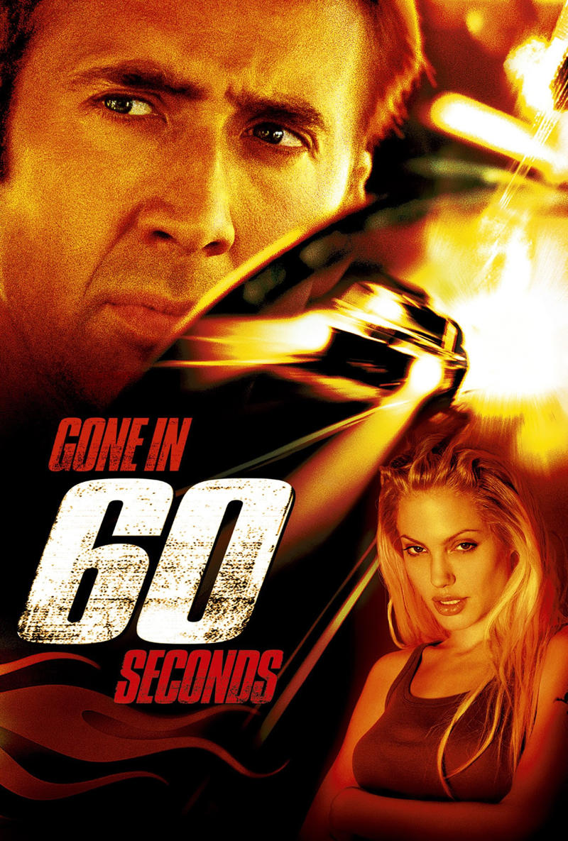 Gone in 60 Seconds (2000) Baby Driver (2017), The Italian Job (1969), Vanishing Point (1971), Smokey and the Bandit (1977), Duel (1971), Bullitt (1968), Ronin (1998), The Blues Brothers (1980), Death Race 2000 (1975), Two-Lane Blacktop (1971), Drive (2011), Gone in 60 Seconds (2000), The Fast and the Furious (2001), Mad Max: Fury Road (2015)