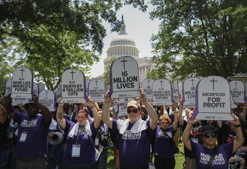 Loss of coverage, Hospitals will lose funds, Insurers will lose big business, State budgets will tighten
