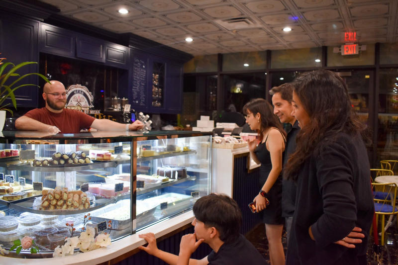 A business run on family tradition , City of Flowers: A backdrop of Përmet-inspired floral décor, The invention of Dubai pistachio cream tiramisu, Hungry at night?, Mother. Immigrant. Baker. Creator.