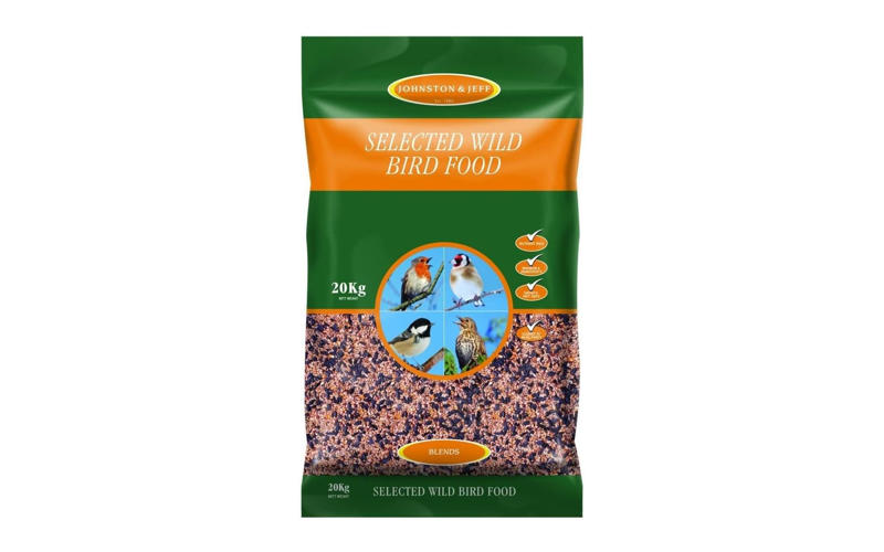 Sainsbury's Wild Bird Seed Mix 4kg, National Trust CJ Wildlife Garden Bird Table Seed 12.75kg , Extra Select Seed Mix Wild Bird Food 5L, RSPB Feeder Mix 3.25kg, Johnston &amp; Jeff Wild Bird Food, 20 kg