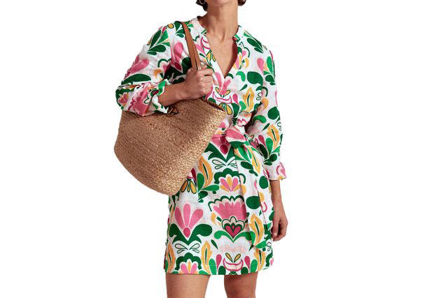 12 Boden New Arrivals for Summer, Boden Cleo Linen Tie Waist Dress, Boden Alberta Footbed Sandals, Boden Amy Sleeveless Shirt Dress, Boden Porto Bikini Top, Boden Porto Bikini Bottom, Boden Westbourne Linen Pants, Boden Sienna Linen Shirt, Boden Giant Rik Rak Swimsuit, Boden Embroidered Cotton Cardigan, Boden Halter Linen Dress, Boden Multi Strap Flat Sandal, Boden Full Poplin Maxi Skirt, Boden Collared Henley Sweater, Boden Textured Knitted Shorts, Boden Anna Linen Tiered Midi Dress