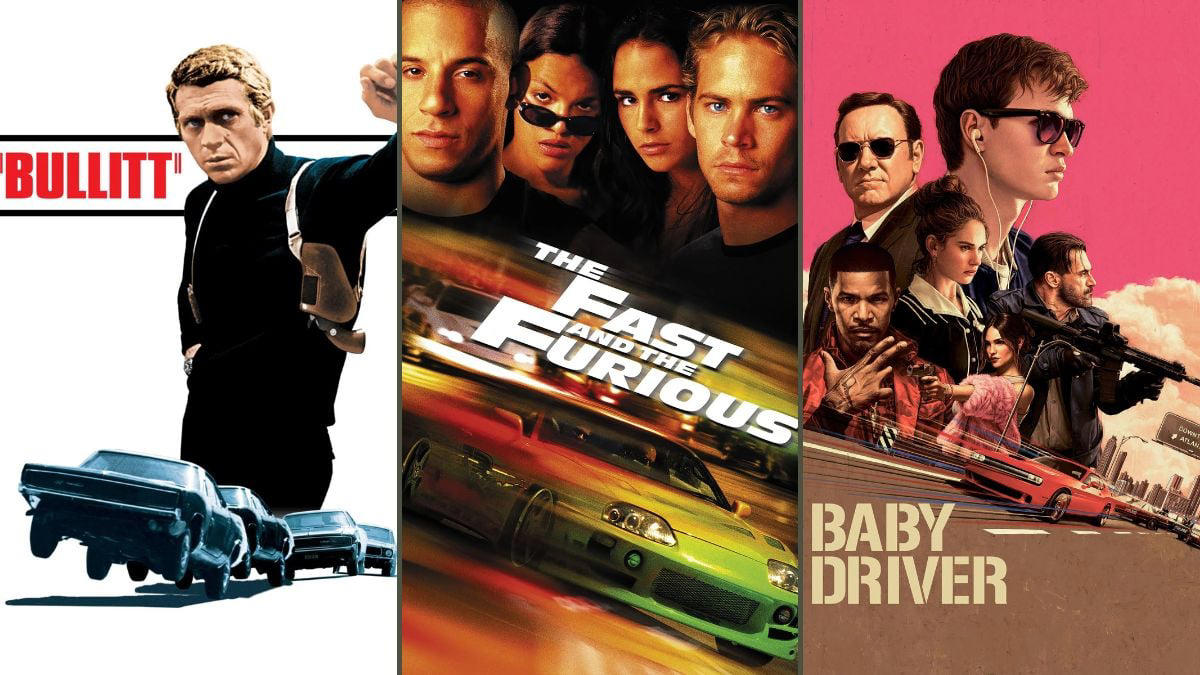 The 15 Best Movies With Cars Baby Driver (2017), The Italian Job (1969), Vanishing Point (1971), Smokey and the Bandit (1977), Duel (1971), Bullitt (1968), Ronin (1998), The Blues Brothers (1980), Death Race 2000 (1975), Two-Lane Blacktop (1971), Drive (2011), Gone in 60 Seconds (2000), The Fast and the Furious (2001), Mad Max: Fury Road (2015)