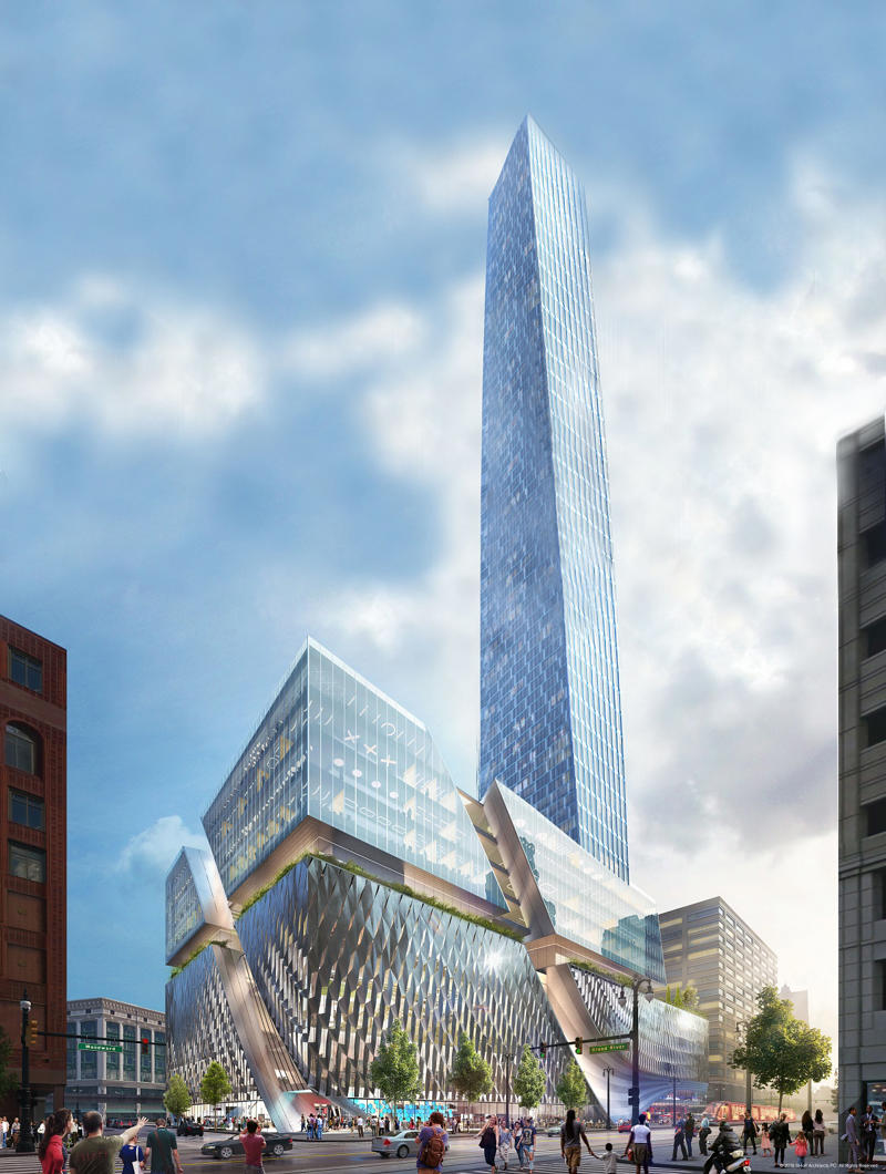 Legends Tower (Oklahoma City, OK), 270 Park Avenue (New York City, NY), 3. Waterline – Austin, TX, 4. Hudson's Site Tower – Detroit, MI, 5. Bellevue 600 – Bellevue, WA