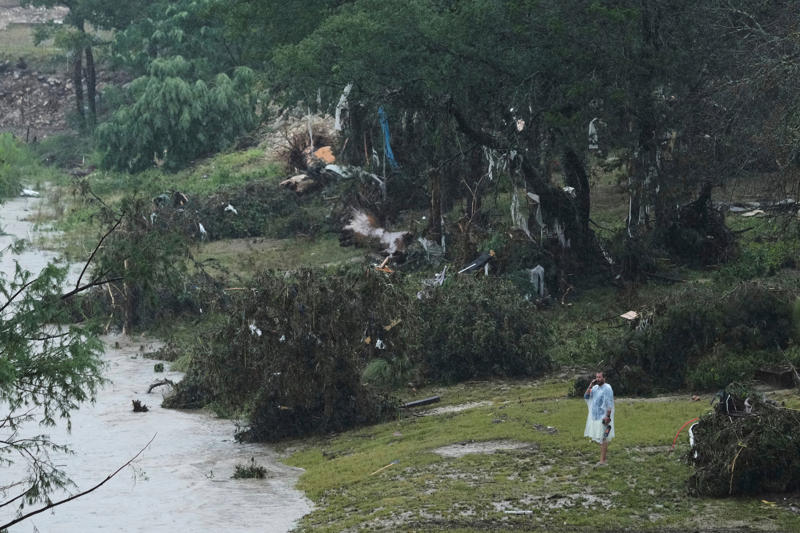 Key Points, Death toll rises to 52, Man recounts rescuing victim caught in floodwaters, Texas officials prioritizing search and rescue, Two girls died in flooding in Kerr County: report, Death toll rises to 51, 27 children still missing from Camp Mystic, Death toll rises to 43, Georgia Congressional candidate shares conspiracy theories amid floods, Rep. Pfluger reunited with his children, More rainfall hits San Antonio area, WATCH: Rep. Chip Roy on deadly Texas flooding, Noem addresses delayed flood warning alerts from 'ancient' system, Death toll rises to 32, Kerr County Sheriff says, Officials detail response after after 'once-in-a-century flood', Noem plans to visit Camp Mystic, she says at news conference, President Trump is 'heartbroken' by Texas floods, Noem says, In photos: The aftermath of the floods in Kerrville, Officials to provide updates on search and rescue efforts, More rain is expected to hit south central Texas, Two others confirmed dead in Travis County, officials say, Two more campers confirmed dead after catastrophic floods, WATCH: Texas flooding: North Texas girls missing, Flash floods form rapidly — here's why they're so dangerous, More than 850 people rescued as search efforts continue, Mother reunites with Camp Mystic girl: 'We are so grateful', Flash floods pummel south-central Texas, In photos: Devastation after flash floods ravaged parts of Texas, Kerrville mayor calls it a 'hard day' as death toll rises to 27, Congressman shares how someone survived floods on a mattress, Watch: Deadly flooding in Texas captured from bridge, Additional rainfall headed for San Antonio-area, In photos: Floods ravage west-central Texas, devastating the region, 27 campers are still missing, officials said, Vice President JD Vance calls Texas floods an 'incomprehensible tragedy', Death toll rises to 27, Kerr County sheriff says, Texas camp director dies amid devastating floods, Two Camp Mystic campers found dead, family confirm, WATCH: Water rages in downtown Kerrville, The 'catastrophic' amount of rainfall is unusual for the area, experts say, First Lady Melania Trump sends prayers for Texas flood victims, Rescue efforts continue after 237 people found, What is Camp Mystic?, What officials have said, In pictures: Desperate rescue efforts underway, 'I was scared to death', Watch: Deadly flooding in Texas captured from bridge, Popular tourism area prone to flooding, Texas flooding: Desperate families post pictures of children as 23 girls remain missing, Desperate search as up to 25 girls missing from Christian summer camp, 'We clung onto a tree for an hour', In pictures: Devastation in Texas after rivers surge, 'Life threatening' flooding still ongoing, says weather service, What caused the flooding?
