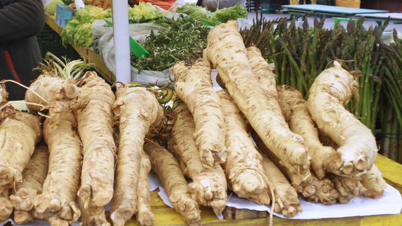 7. Horseradish 1. Ginger, 2. Garlic, 3. Spicy Chili Peppers, 4. Pineapple, 5. Turmeric, 6. Carrots, 7. Horseradish, 8. Cabbage, 9. Apple Cider Vinegar, 10. Berries, 11. Sweet Potatoes, 12. Spinach, 13. Kale, 14. Tomatoes, 15. Broccoli, 16. Lemon, 17. Avocados, 18. Onions, 19. Celery, 20. Mango
