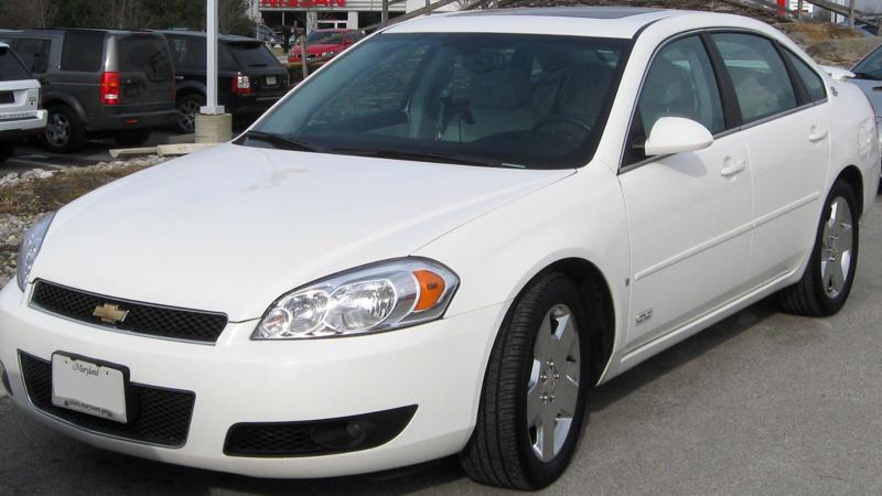 1. 2007 Chrysler Sebring, 2. 2010 Chevrolet Aveo, 3. 2014 Jeep Cherokee, 4. 2006 Ford Explorer, 5. 2012 Dodge Journey, 6. 2015 Chevrolet Suburban, 7. 2002 Pontiac Aztek, 8. 2013 Cadillac XTS, 9. 2005 Buick Rendezvous, 10. 2011 GMC Acadia, 1. 2020 Chevrolet Silverado 1500, 2. 2011 Ford Crown Victoria, 3. 2006 Chevrolet Impala SS, 4. 1996 Ford F-150, 5. 2015 Dodge Charger (V6), 6. 2004 Mercury Grand Marquis, 7. 2019 Lincoln Continental, 8. 2022 Chevrolet Tahoe, 9. 2008 Hummer H3, 10. 2003 Lincoln LS