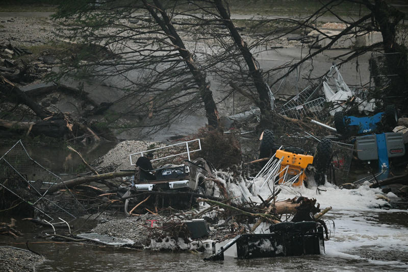 See the aftermath of deadly flooding in Texas as rescue efforts continue