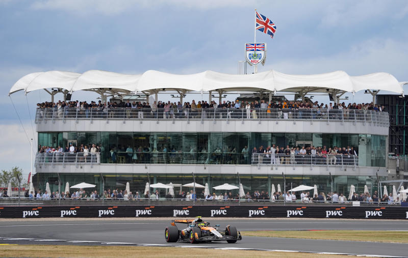 F1 BRITISH GRAND PRIX - LATEST UPDATES, British Grand Prix Start Time: 3 p.m. BST, Charles Leclerc loses cool in foul-mouthed radio rant at British Grand Prix, Max Verstappen beats Britons to the punch with shock pole at Silverstone, "Quali used to be one of my strengths," Leclerc says post-quali, F1 grid: Starting positions for British Grand Prix, "I'm still happy with the third [place]," Norris says, Watch Verstappen's storming lap to claim pole in Silverstone, Bearman on 10-place grid penalty: “It horrible, I can only blame myself", Russell post-quali: "Anything other than sunshine", Zak Brown on Verstappen-Mercedes rumors: "There's something going on there", McLaren CEO clarifies "rules of engagement" for Silverstone Sunday, Verstappen: "It was good enough", Piastri says he was "happy with the first lap", "Not the top but still a good day," Norris says post-quali, British Grand Prix starting grid, Verstappen takes pole at Silverstone, Verstappen claims Silverstone pole in magical qualifying lap, Pole position projection is 1:24.8 as Norris and Piastri battle it, Verstappen remains in pit lane while everyone else takes the track, The top contenders head into the pits before pole-deciding performance, Piastri's purple performance as Hamilton splits McLarens, Q3 begins as Antonelli hit with three-place grid penalty, "No!" - Albon frustrated over Q2 performance, Ferrari leads McLaren and Verstappen ahead of final quali shoot-out, Both Williams exit qualifying in Q2, Hamilton sets blistering pace when he needs it most, Norris, Verstappen and Piastri all on out lap, "What's Antonelli doing," Alonso asks in Q2, Norris snags Q2 lead from rival Verstappen, 1:25.316 is the time to beat, Piastri and Verstappen set identical times, Verstappen takes the track first in Q2, "I struggled a bit with the grip," Colapinto says after Q1 exit, "I have no idea what happened," Lawson Q1 exit, Sainz moves out of Q1 exit danger, Verstappen tops Q1 with 1:25.886, "More slippery," Hamilton reports, Piastri first on track as rain intensifies, Watch Colapinto's huge moment in Q1, Green flag: Q1 session resumes, "Just stay calm," Russell tells Mercedes pit wall, Red flag break: Who is at risk?, Red flag flies while Colapinto loses the car, Hamilton fails to set solid lap, Rain reported with a 30 percent chance in Q1, And we're off: British GP qualifying begins, Could VCARB be the "best of the rest" during qualifying Saturday?, Umbrellas go up in the crowds as ever-changing weather remains uncertain, Haas' Silverstone upgrades bring hope amid Bearman penalty, The grandstands are filling up in Silverstone ahead of quali, How to watch the British Grand Prix qualifying, Ferrari is the one to beat in British GP qualifying, Despite Antonelli's "massive moment" in FP3, he is one to watch, British GP qualifying odds!, Watch Bearman's penalty-inducing FP3 moment, Bearman hit with 10-place grid penalty ahead of Sunday's British GP, The British GP through the years: Get to know your Silverstone history, Can Hamilton do it again?, Watch Bortoleto's FP3-ending moment ahead of qualifying, Amid Mercedes' surge of pace, Verstappen reports overshadow the British GP weekend, Just under two hours until qualifying begins, Tsunoda stuns with FP3 performance, The moment Oliver Bearman hit the barriers, FP3 top 10: Leclerc on top and Hamilton in 11th, Another rookies goes off: Bearman hits the wall as FP3 ends, Bortoleto in the gravel, ends session with red flag, Green flag flies: FP3 restarts at 12:31, A revolving door of leaders: Leclerc takes top place ahead of Piastri, Red flag flies as debris falls on track, Verstappen splits the two McLaren drivers, McLaren on top in FP3 with change of pace, "It's like a handbrake," Verstappen complains about the car's performance, Rain sprinkles in turn nine, reports Leclerc, Leclerc leads halfway through FP3, Bearman leaps to sixth with surge of pace, McLaren fails to break top five in FP3 as Antonelli takes fourth, Ferrari finds pace in FP3, followed by Mercedes and McLaren, "Wanting more," Williams team principal Vowles says, Purple sectors for home hero Hamilton, Who will top FP3? British drivers dominate their home weekend so far, FP3 kicks off qualifying Sunday with delayed 5 minute start, FP3 set to be a weather test for Mercedes, Missing out on world title would not be failure – Lando Norris, American Mayer announces candidacy for FIA president, Lando Norris reacts to fast FP2, Final times after 2nd practice, Final times after 2nd practice