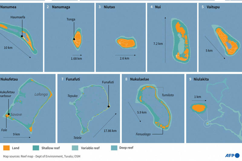 Tuvalu will not give up An exodus is happening in real time, A small South Pacific archipelago, Tuvalu is facing an existential crisis, Tuvalu, underwater in 2050, Expecting hundreds of flooding days a year, Climate Visa: the exodus from Tuvalu, Looking at mass relocation, A pact for survival, Australia opened its doors to Tuvalu, Australia is investing in Tuvalu's defense, Nowhere to relocate in Tuvalu, Tuvalu wants to save its culture and identity, Tuvalu prepares to go online, Creating the world's first online nation, Tuvalu, a precedent for the world, Tuvalu will not give up