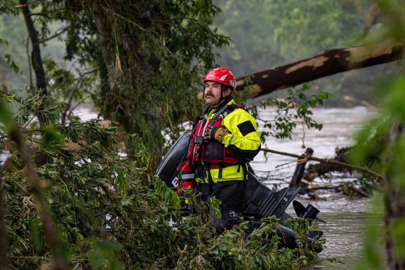 See the aftermath of deadly flooding in Texas as rescue efforts continue