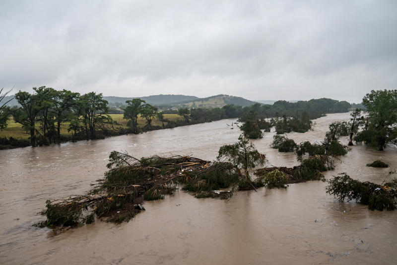 See the aftermath of deadly flooding in Texas as rescue efforts continue