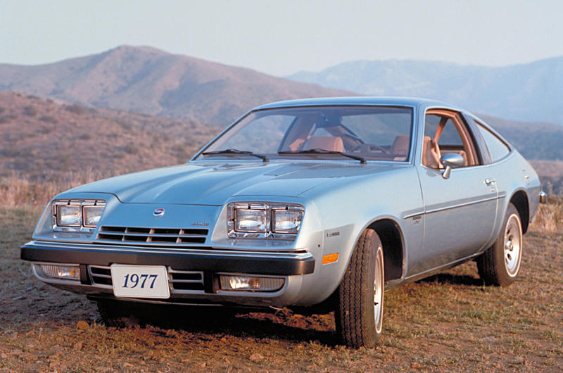 4. Chevrolet Monza 1. Alfa Romeo Spider/1750, 2. AMC Pacer, 3. Chevrolet Aerovette, 4. Chevrolet Monza, 5. Chevrolet Vega, 6. Citroën GS Birotor, 7. Citroën M35, 8. Eunos Cosmo, 10. Mazda 787B, 11. Mazda B-series, 12. Mazda Cosmo Sport, 13. Mazda Luce, 14. Mazda R100, 15. Mazda Roadpacer AP, 16. Mazda RX-2, 17. Mazda RX-3, 18. Mazda RX-4, 19. Mazda RX-5, 20. Mazda RX-7, 21. Mercedes-Benz C111, 22. Nissan Sunny, 23. NSU Ro80, 24. NSU Spider