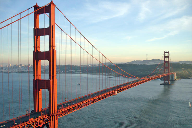 20: Golden Gate Bridge, USA – 1280 metres (4199ft, 0.8 miles) 20: Golden Gate Bridge, USA – 1280 metres (4199ft, 0.8 miles), 19: Verrazzano-Narrows Bridge, USA – 1298 metres (4258ft, 0.8 miles), 18: Hardanger Bridge, Norway – 1310 metres (4297ft, 0.81 miles), 17: Tsing Ma Bridge, Hong Kong – 1377 metres (4517ft, 0.86 miles), 16: Jiangyin Bridge, China – 1385 metres (4544ft, 0.86 miles), 15: Jin’an Bridge, China – 1386 metres (4547ft, 0.86 miles), 14: Yavuz Sultan Selim Bridge, Turkey – 1408 metres (4619ft, 0.87 miles), 13: Humber Bridge, UK – 1410 metres, 12: Nanjing Qixiashan Yangtze River Bridge, China – 1418 metres (4652ft, 0.88 miles), 11: Second Dongting Bridge, China – 1480 metres (4855ft, 0.92 miles), 10: Runyang Bridge, China – 1490 metres (4888ft, 0.93 miles), 9: Yi Sun-sin Bridge, South Korea – 1545 metres (5068ft, 0.96 miles), 8: Osman Gazi Bridge, Turkey – 1550 metres (5085ft, 0.96 miles), 7: Great Belt Bridge, Denmark – 1624 metres (5328ft, 1.0 miles), 6: Xihoumen Bridge, China – 1650 metres (5414ft, 1.03 miles), 5: Shenzhen-Zhongshan Bridge, China – 1666 metres (5466ft, 1.04 miles), 4: Nansha Bridge, China – 1688 metres (5538ft, 1.05 miles), 3: Yangsigang Yangtze River Bridge, China – 1700 metres (5577ft, 1.06 miles), 2: Akashi Kaiko Bridge, Japan – 1991 metres (6532ft, 1.24 miles)