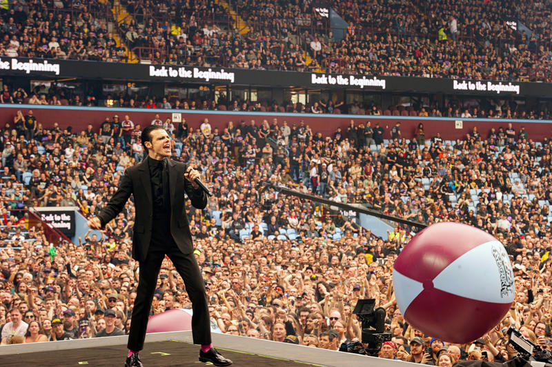 Black Sabbath's Back to the Beginning show - key points, And that's it! Black Sabbath's final show is over, Some side of stage footage of Ozzy Osbourne's final show, "Powerful stuff from Sabbath", Black Sabbath are onto songs from their debut album, Ozzy says he's been 'laid up for six years', More solo songs from Oz, If you're wondering where the pictures are..., It's Ozzy!, Elton John sends in a message for Ozzy Osbourne, James Hetfield: 'Look at all this love for heavy metal!', Ozzy's statement on Back to the Beginning, Guns N Roses, and a message from Ricky Gervais, Jason Momoa joined the pit for Pantera's set, Sharon Osbourne says 'we're done' after tonight, Circle pits open up for Slayer..., Mike Inez's tribute to Ozzy and Black Sabbath, More Ozzy AI, Black Sabbath fans slam ‘disgraceful’ Marilyn Manson appearance during farewell show, Back to the Beginning: The family photo, Ozzy is being AI'd into famous film scenes, VIDEO: Black Sabbath: Back to the Beginning trailer, Supergroup performs "Walk This Way", Tom Morello performs tribute to Diogo Jota in Portuguese, 500,000 viewers!, Sharon Osbourne says 'we're done' after tonight, It's a drum-off!, Ozzy's statement on Back to the Beginning, Fans are upset over the Marilyn Manson appearance, Controversy as Marilyn Manson delivers statement via video, Sharon Osbourne claims one band was 'disinvited' from the show, How long is the Back to the Beginning concert?, How the Back to the Beginning concert works, VIDEO: Ozzy Osbourne closes Commonwealth Games shouting 'Birmingham forever', Mark Beaumont praises Yungblud's 'Changes' cover, How much does a pint cost at Villa Park?, The livestream has sailed past 250,000 viewers, Yungblud performs cover of Ozzy hit "Changes", Is this really the last Black Sabbath show?, Just one woman on the lineup..., Disturbed's David Draiman booed during band appearance, Black Sabbath’s final show set to boost Birmingham economy by £20m, Jason Momoa's reaction to being asked to host, Black Sabbath have made more than £2.5m from their livestream, Randy Blythe of Lamb of God introduces their Sabbath cover, How to livestream the Black Sabbath farewell concert, Ozzy Osbourne's emotional statement ahead of Black Sabbath show, Hollywood actor Jason Momoa is hosting proceedings, 'Sabbath gave us the blueprint' - Slipknot's Corey Taylor, Tom Morello says fans should ‘arrive early’ to Black Sabbath show, Mastodon open proceedings!, From a reunion to a farewell...