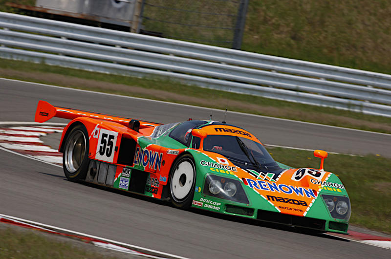 10. Mazda 787B 1. Alfa Romeo Spider/1750, 2. AMC Pacer, 3. Chevrolet Aerovette, 4. Chevrolet Monza, 5. Chevrolet Vega, 6. Citroën GS Birotor, 7. Citroën M35, 8. Eunos Cosmo, 10. Mazda 787B, 11. Mazda B-series, 12. Mazda Cosmo Sport, 13. Mazda Luce, 14. Mazda R100, 15. Mazda Roadpacer AP, 16. Mazda RX-2, 17. Mazda RX-3, 18. Mazda RX-4, 19. Mazda RX-5, 20. Mazda RX-7, 21. Mercedes-Benz C111, 22. Nissan Sunny, 23. NSU Ro80, 24. NSU Spider