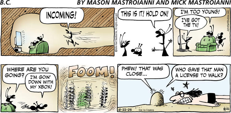 Daily Comics: B.C. by Mastroianni and Hart