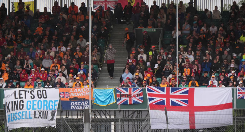British Grand Prix latest updates, Norris wins from Piastri to take first Silverstone triumph, FINAL: Norris wins at Silverstone!, Lap 51/52, Lap 50/52, Lap 48/52, Lap 46/52, Lap 45/52, Lap 45/52, Lap 44/52, Lap 43/52, Lap 41/52, Lap 41/52, Lap 39/52, Lap 39/52, Lap 38/52 - New fastest lap, Lap 37/52, Lap 37/52, Lap 35/52, Lap 34/52, Lap 33/52, Lap 33/52, Lap 31/52, Lap 25 - Piastri penalised, Lap 21 - VERSTAPPEN SPINS, SAFETY CAR DEPLOYED, SAFETY CAR ENDING, Lance Stroll is out of his element, As things stand, Lap 14 - Safety car deployed, Lap 9 - RAIN IS FALLING, VIRTUAL SAFETY CAR, VIRTUAL SAFETY CAR, RACE START, Tyre drama, Formation lap, Weather update, Franco Colapinto to start from the pit lane, George Russell on the conditions, Time for the anthems, Heavy rain falling again at Silverstone, 'Simply lovely': Verstappen reacts to surprise Silverstone pole, Famous faces at Silverstone, Alpine's Colapinto struggles again amid Bottas rumours, Oliver Bearman hit with 10-place grid penalty, Jak Crawford wins feature Formula 2 race, Weather forecast after heavy rain at Silverstone, Starting grid, How to watch the British Grand Prix, British Grand Prix live