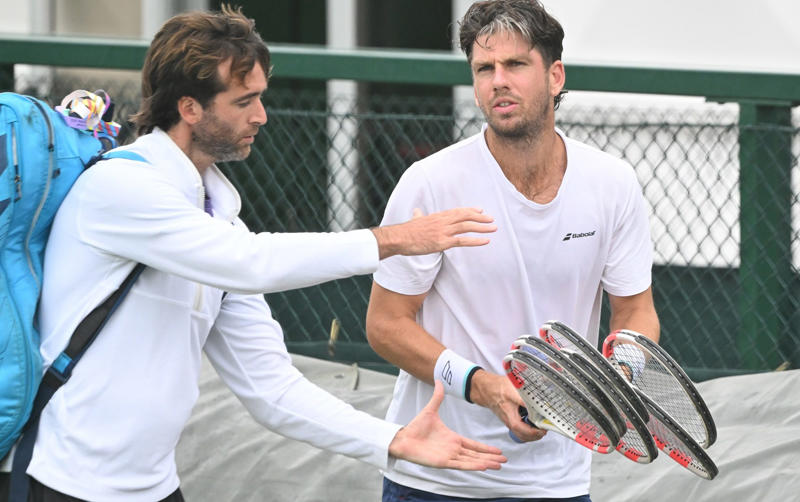 07:24 PM BST, Victory moment for Norrie, 07:22 PM BST, Today’s men’s results and latest scores, 07:17 PM BST, The thoughts of Cameron Norrie, 07:09 PM BST, Meanwhile on Centre Court, 07:07 PM BST, What a match!, 07:06 PM BST, Norrie into the quarter-finals, 07:03 PM BST, Norrie 6-3, 7-6 (7-4), 6-7 (7-9), 6-7 (5-7), 5-3 Jarry*, 06:57 PM BST, Norrie* 6-3, 7-6 (7-4), 6-7 (7-9), 6-7 (5-7), 5-2 Jarry, 06:53 PM BST, Norrie 6-3, 7-6 (7-4), 6-7 (7-9), 6-7 (5-7), 4-2 Jarry*, 06:43 PM BST, Norrie* 6-3, 7-6 (7-4), 6-7 (7-9), 6-7 (5-7), 4-1 Jarry, 06:41 PM BST, Norrie 6-3, 7-6 (7-4), 6-7 (7-9), 6-7 (5-7), 3-1 Jarry*, 06:37 PM BST, Norrie* 6-3, 7-6 (7-4), 6-7 (7-9), 6-7 (5-7), 3-0 Jarry, 06:27 PM BST, Norrie 6-3, 7-6 (7-4), 6-7 (7-9), 6-7 (5-7), 2-0 Jarry*, 06:21 PM BST, Fifth set: Norrie* 6-3, 7-6 (7-4), 6-7 (7-9), 6-7 (5-7), 1-0 Jarry, 06:12 PM BST, Jarry takes us to decider, 06:03 PM BST, Norrie* 6-3, 7-6 (7-4), 6-7 (7-9), 6-6 Jarry, 05:57 PM BST, Norrie 6-3, 7-6 (7-4), 6-7 (7-9), 5-6 Jarry*, 05:55 PM BST, Norrie* 6-3, 7-6 (7-4), 6-7 (7-9), 5-5 Jarry, 05:50 PM BST, Norrie 6-3, 7-6 (7-4), 6-7 (7-9), 4-5 Jarry*, 05:45 PM BST, Norrie* 6-3, 7-6 (7-4), 6-7 (7-9), 4-4 Jarry, 05:40 PM BST, Norrie 6-3, 7-6 (7-4), 6-7 (7-9), 3-4 Jarry*, 05:38 PM BST, Norrie* 6-3, 7-6 (7-4), 6-7 (7-9), 3-3 Jarry, 05:28 PM BST, Norrie 6-3, 7-6 (7-4), 6-7 (7-9), 2-3 Jarry*, 05:23 PM BST, Norrie* 6-3, 7-6 (7-4), 6-7 (7-9), 2-2 Jarry, 05:21 PM BST, Norrie 6-3, 7-6 (7-4), 6-7 (7-9), 1-2 Jarry*, 05:17 PM BST, Norrie* 6-3, 7-6 (7-4), 6-7 (7-9), 1-1 Jarry, 05:14 PM BST, Fourth set: Norrie 6-3, 7-6 (7-4), 6-7 (7-9), 0-1 Jarry*, 05:09 PM BST, Jarry claims the third set in a tie-break, 04:57 PM BST, Norrie 6-3, 7-6 (7-4), 6-6 Jarry*, 04:54 PM BST, Norrie* 6-3, 7-6 (7-4), 6-5 Jarry, 04:51 PM BST, Norrie 6-3, 7-6 (7-4), 5-5 Jarry*, 04:47 PM BST, Norrie* 6-3, 7-6 (7-4), 5-4 Jarry, 04:45 PM BST, Norrie 6-3, 7-6 (7-4), 4-4 Jarry*, 04:42 PM BST, Norrie* 6-3, 7-6 (7-4), 4-3 Jarry, 04:37 PM BST, Norrie 6-3, 7-6 (7-4), 3-3 Jarry*, 04:33 PM BST, Norrie* 6-3, 7-6 (7-4), 3-2 Jarry, 04:30 PM BST, Norrie 6-3, 7-6 (7-4), 2-2 Jarry*, 04:21 PM BST, Norrie* 6-3, 7-6 (7-4), 2-1 Jarry, 04:20 PM BST, Norrie 6-3, 7-6 (7-4), 1-1 Jarry*, 04:15 PM BST, Third set: Norrie* 6-3, 7-6 (7-4), 1-0 Jarry, 04:07 PM BST, Norrie takes second set 7-6 (7-4), 03:59 PM BST, Norrie* 6-3, 6-6 Jarry, 03:55 PM BST, Norrie 6-3, 5-6 Jarry*, 03:53 PM BST, Norrie* 6-3, 5-5 Jarry, 03:49 PM BST, Norrie 6-3, 4-5 Jarry*, 03:45 PM BST, Norrie* 6-3, 4-4 Jarry, 03:41 PM BST, Norrie 6-3, 3-4 Jarry*, 03:36 PM BST, Norrie* 6-3, 3-3 Jarry, 03:31 PM BST, Norrie 6-3, 2-3 Jarry*, 03:27 PM BST, Norrie* 6-3, 2-2 Jarry, 03:24 PM BST, Norrie 6-3, 1-2 Jarry*, 03:20 PM BST, Norrie* 6-3, 1-1 Jarry, 03:17 PM BST, Second set: Norrie 6-3, 0-1 Jarry*, 03:09 PM BST, Norrie takes first set 6-3, 03:06 PM BST, Norrie 5-3 Jarry*, 03:01 PM BST, Norrie* 4-3 Jarry, 02:58 PM BST, Norrie 3-3 Jarry*, 02:55 PM BST, Norrie* 3-2 Jarry, 02:53 PM BST, Norrie 2-2 Jarry*, 02:49 PM BST, Norrie* 2-1 Jarry, 02:47 PM BST, Norrie 1-1 Jarry*, 02:42 PM BST, First set: Cameron Norrie* 1-0 Nicolas Jarry (*denotes server), 02:38 PM BST, Here we go, 02:35 PM BST, Nearly ready for action, 02:33 PM BST, Route to this stage, 02:29 PM BST, On Centre Court, 02:25 PM BST, Thank goodness for a roof!, 02:18 PM BST, GB Davis Cup captain Leon Smith on BBC Radio 5 Live, 02:13 PM BST, Earlier than planned, 02:10 PM BST, Can Norrie reach the quarter-finals?