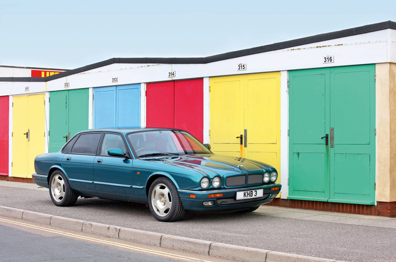 18. Jaguar XJR (1994) 1. Chrysler C-300 (1955), 2. Facel Vega Excellence (1958), 3. Jaguar Mk2 3.8 (1959), 4. Maserati Quattroporte (1963), 5. Ford Cortina 1600E (1968), 6. Mercedes-Benz 300SEL 6.3 (1968), 7. Hillman Avenger Tiger (1972), 8. Triumph Dolomite Sprint (1973), 9. Fiat 131 TC (1978), 10. Alfa Romeo 75 V6 (1985), 11. Alpina B10 3.5 (1985), 12. BMW E30 325i (1985), 13. Vauxhall Senator 3.0 24v (1987), 14. Ford Sapphire RS Cosworth (1988), 15. Renault 21 Turbo (1988), 16. Rover 800 Vitesse (1988), 17. Audi 90 quattro 20v (1989), 18. Jaguar XJR (1994), 19. Honda Accord Type-R (1999), 20. Bentley Arnage T (2002)