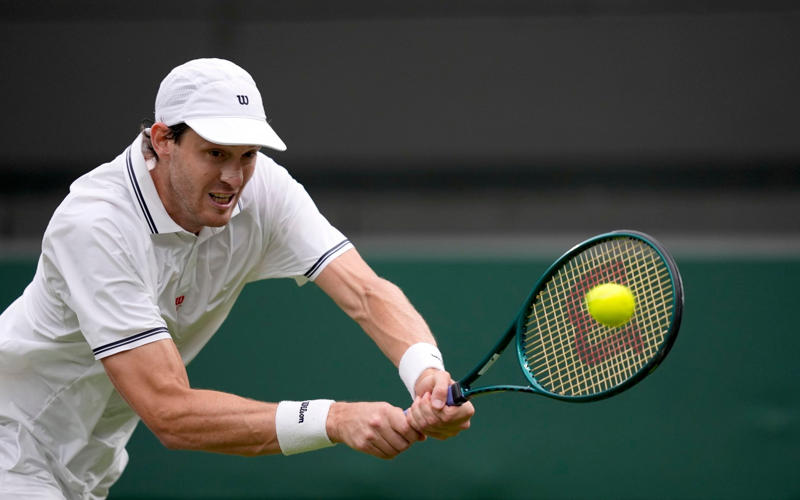 07:24 PM BST, Victory moment for Norrie, 07:22 PM BST, Today’s men’s results and latest scores, 07:17 PM BST, The thoughts of Cameron Norrie, 07:09 PM BST, Meanwhile on Centre Court, 07:07 PM BST, What a match!, 07:06 PM BST, Norrie into the quarter-finals, 07:03 PM BST, Norrie 6-3, 7-6 (7-4), 6-7 (7-9), 6-7 (5-7), 5-3 Jarry*, 06:57 PM BST, Norrie* 6-3, 7-6 (7-4), 6-7 (7-9), 6-7 (5-7), 5-2 Jarry, 06:53 PM BST, Norrie 6-3, 7-6 (7-4), 6-7 (7-9), 6-7 (5-7), 4-2 Jarry*, 06:43 PM BST, Norrie* 6-3, 7-6 (7-4), 6-7 (7-9), 6-7 (5-7), 4-1 Jarry, 06:41 PM BST, Norrie 6-3, 7-6 (7-4), 6-7 (7-9), 6-7 (5-7), 3-1 Jarry*, 06:37 PM BST, Norrie* 6-3, 7-6 (7-4), 6-7 (7-9), 6-7 (5-7), 3-0 Jarry, 06:27 PM BST, Norrie 6-3, 7-6 (7-4), 6-7 (7-9), 6-7 (5-7), 2-0 Jarry*, 06:21 PM BST, Fifth set: Norrie* 6-3, 7-6 (7-4), 6-7 (7-9), 6-7 (5-7), 1-0 Jarry, 06:12 PM BST, Jarry takes us to decider, 06:03 PM BST, Norrie* 6-3, 7-6 (7-4), 6-7 (7-9), 6-6 Jarry, 05:57 PM BST, Norrie 6-3, 7-6 (7-4), 6-7 (7-9), 5-6 Jarry*, 05:55 PM BST, Norrie* 6-3, 7-6 (7-4), 6-7 (7-9), 5-5 Jarry, 05:50 PM BST, Norrie 6-3, 7-6 (7-4), 6-7 (7-9), 4-5 Jarry*, 05:45 PM BST, Norrie* 6-3, 7-6 (7-4), 6-7 (7-9), 4-4 Jarry, 05:40 PM BST, Norrie 6-3, 7-6 (7-4), 6-7 (7-9), 3-4 Jarry*, 05:38 PM BST, Norrie* 6-3, 7-6 (7-4), 6-7 (7-9), 3-3 Jarry, 05:28 PM BST, Norrie 6-3, 7-6 (7-4), 6-7 (7-9), 2-3 Jarry*, 05:23 PM BST, Norrie* 6-3, 7-6 (7-4), 6-7 (7-9), 2-2 Jarry, 05:21 PM BST, Norrie 6-3, 7-6 (7-4), 6-7 (7-9), 1-2 Jarry*, 05:17 PM BST, Norrie* 6-3, 7-6 (7-4), 6-7 (7-9), 1-1 Jarry, 05:14 PM BST, Fourth set: Norrie 6-3, 7-6 (7-4), 6-7 (7-9), 0-1 Jarry*, 05:09 PM BST, Jarry claims the third set in a tie-break, 04:57 PM BST, Norrie 6-3, 7-6 (7-4), 6-6 Jarry*, 04:54 PM BST, Norrie* 6-3, 7-6 (7-4), 6-5 Jarry, 04:51 PM BST, Norrie 6-3, 7-6 (7-4), 5-5 Jarry*, 04:47 PM BST, Norrie* 6-3, 7-6 (7-4), 5-4 Jarry, 04:45 PM BST, Norrie 6-3, 7-6 (7-4), 4-4 Jarry*, 04:42 PM BST, Norrie* 6-3, 7-6 (7-4), 4-3 Jarry, 04:37 PM BST, Norrie 6-3, 7-6 (7-4), 3-3 Jarry*, 04:33 PM BST, Norrie* 6-3, 7-6 (7-4), 3-2 Jarry, 04:30 PM BST, Norrie 6-3, 7-6 (7-4), 2-2 Jarry*, 04:21 PM BST, Norrie* 6-3, 7-6 (7-4), 2-1 Jarry, 04:20 PM BST, Norrie 6-3, 7-6 (7-4), 1-1 Jarry*, 04:15 PM BST, Third set: Norrie* 6-3, 7-6 (7-4), 1-0 Jarry, 04:07 PM BST, Norrie takes second set 7-6 (7-4), 03:59 PM BST, Norrie* 6-3, 6-6 Jarry, 03:55 PM BST, Norrie 6-3, 5-6 Jarry*, 03:53 PM BST, Norrie* 6-3, 5-5 Jarry, 03:49 PM BST, Norrie 6-3, 4-5 Jarry*, 03:45 PM BST, Norrie* 6-3, 4-4 Jarry, 03:41 PM BST, Norrie 6-3, 3-4 Jarry*, 03:36 PM BST, Norrie* 6-3, 3-3 Jarry, 03:31 PM BST, Norrie 6-3, 2-3 Jarry*, 03:27 PM BST, Norrie* 6-3, 2-2 Jarry, 03:24 PM BST, Norrie 6-3, 1-2 Jarry*, 03:20 PM BST, Norrie* 6-3, 1-1 Jarry, 03:17 PM BST, Second set: Norrie 6-3, 0-1 Jarry*, 03:09 PM BST, Norrie takes first set 6-3, 03:06 PM BST, Norrie 5-3 Jarry*, 03:01 PM BST, Norrie* 4-3 Jarry, 02:58 PM BST, Norrie 3-3 Jarry*, 02:55 PM BST, Norrie* 3-2 Jarry, 02:53 PM BST, Norrie 2-2 Jarry*, 02:49 PM BST, Norrie* 2-1 Jarry, 02:47 PM BST, Norrie 1-1 Jarry*, 02:42 PM BST, First set: Cameron Norrie* 1-0 Nicolas Jarry (*denotes server), 02:38 PM BST, Here we go, 02:35 PM BST, Nearly ready for action, 02:33 PM BST, Route to this stage, 02:29 PM BST, On Centre Court, 02:25 PM BST, Thank goodness for a roof!, 02:18 PM BST, GB Davis Cup captain Leon Smith on BBC Radio 5 Live, 02:13 PM BST, Earlier than planned, 02:10 PM BST, Can Norrie reach the quarter-finals?