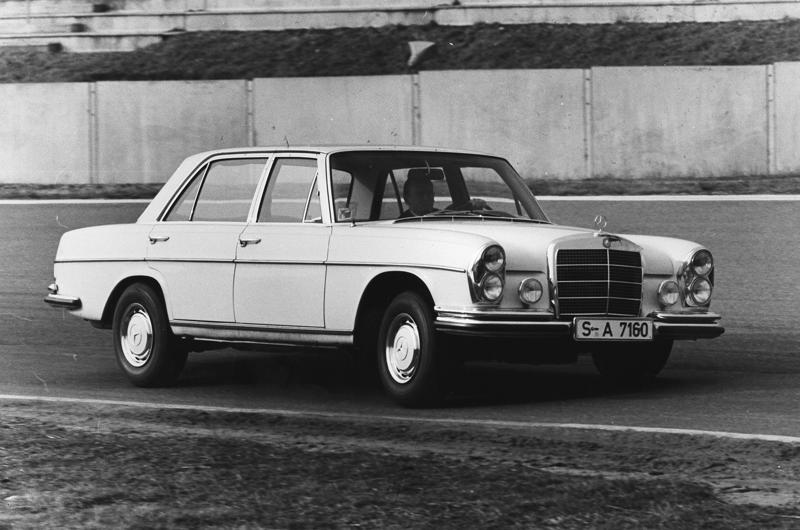 6. Mercedes-Benz 300SEL 6.3 (1968) 1. Chrysler C-300 (1955), 2. Facel Vega Excellence (1958), 3. Jaguar Mk2 3.8 (1959), 4. Maserati Quattroporte (1963), 5. Ford Cortina 1600E (1968), 6. Mercedes-Benz 300SEL 6.3 (1968), 7. Hillman Avenger Tiger (1972), 8. Triumph Dolomite Sprint (1973), 9. Fiat 131 TC (1978), 10. Alfa Romeo 75 V6 (1985), 11. Alpina B10 3.5 (1985), 12. BMW E30 325i (1985), 13. Vauxhall Senator 3.0 24v (1987), 14. Ford Sapphire RS Cosworth (1988), 15. Renault 21 Turbo (1988), 16. Rover 800 Vitesse (1988), 17. Audi 90 quattro 20v (1989), 18. Jaguar XJR (1994), 19. Honda Accord Type-R (1999), 20. Bentley Arnage T (2002)
