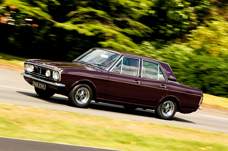 5. Ford Cortina 1600E (1968) 1. Chrysler C-300 (1955), 2. Facel Vega Excellence (1958), 3. Jaguar Mk2 3.8 (1959), 4. Maserati Quattroporte (1963), 5. Ford Cortina 1600E (1968), 6. Mercedes-Benz 300SEL 6.3 (1968), 7. Hillman Avenger Tiger (1972), 8. Triumph Dolomite Sprint (1973), 9. Fiat 131 TC (1978), 10. Alfa Romeo 75 V6 (1985), 11. Alpina B10 3.5 (1985), 12. BMW E30 325i (1985), 13. Vauxhall Senator 3.0 24v (1987), 14. Ford Sapphire RS Cosworth (1988), 15. Renault 21 Turbo (1988), 16. Rover 800 Vitesse (1988), 17. Audi 90 quattro 20v (1989), 18. Jaguar XJR (1994), 19. Honda Accord Type-R (1999), 20. Bentley Arnage T (2002)
