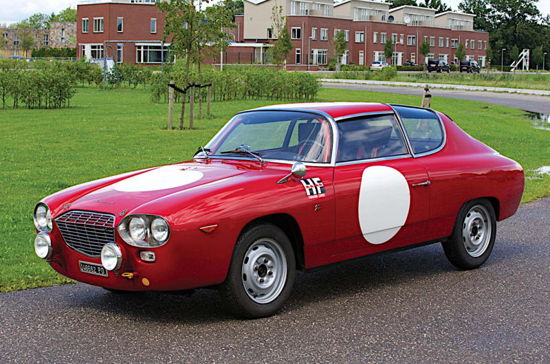 1. Aston Martin DB4GT Zagato, 2. Alfa Romeo Giulietta SZ, 3. Lancia Flavia Sport, 4. Alfa Romeo TZ, 5. Alfa Romeo TZ 2, 6. Lancia Flaminia Super Sport, 7. Lamborghini 3500GTZ, 8. Lancia Fulvia Sport, 9. Fiat 125 GTZ, 10. Rover 2000TCZ, 11. Lancia Flavia Super Sport, 12. Alfa Romeo Junior Z, 13. BMW 7 Series, 14. BMW 5 Series, 15. Fiat Tipo, 16. Lancia Dedra, 17. Fiat Tempra, 18. Alfa Romeo 155, 19. Lancia Delta, 20. Nissan Terrano II, 21. Ferrari FZ93