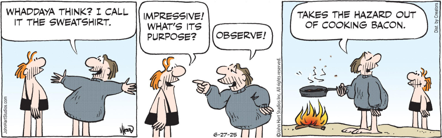 Daily Comics: B.C. by Mastroianni and Hart