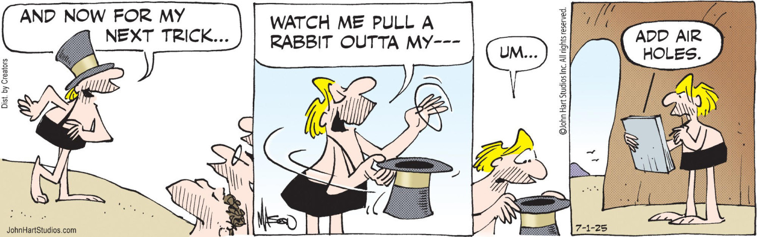 Daily Comics: B.C. by Mastroianni and Hart