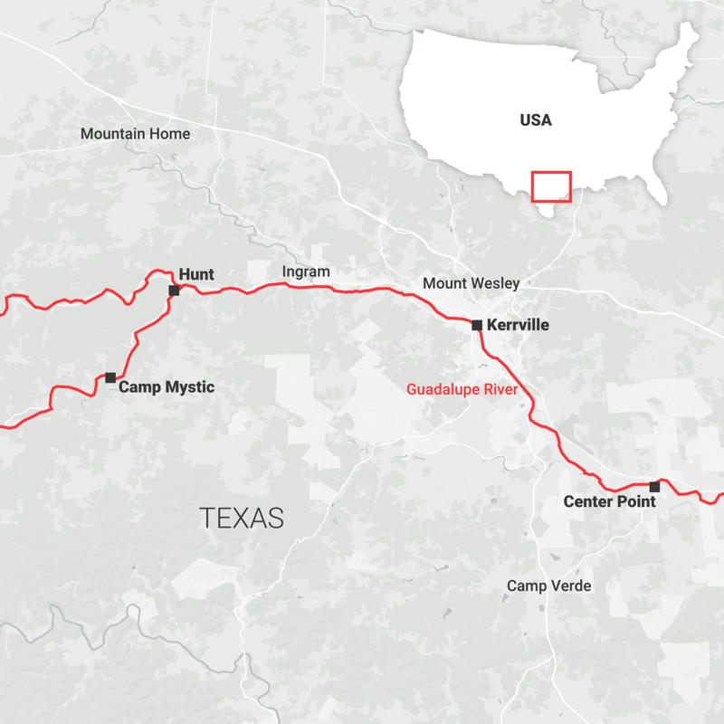 Where is Camp Mystic in Texas?,      Who owns Camp Mystic in Texas?   , Camp Mystic victims, What has Trump said about Texas floods?, Weather in Texas