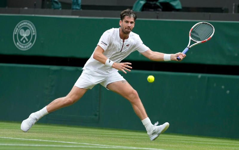07:24 PM BST, Victory moment for Norrie, 07:22 PM BST, Today’s men’s results and latest scores, 07:17 PM BST, The thoughts of Cameron Norrie, 07:09 PM BST, Meanwhile on Centre Court, 07:07 PM BST, What a match!, 07:06 PM BST, Norrie into the quarter-finals, 07:03 PM BST, Norrie 6-3, 7-6 (7-4), 6-7 (7-9), 6-7 (5-7), 5-3 Jarry*, 06:57 PM BST, Norrie* 6-3, 7-6 (7-4), 6-7 (7-9), 6-7 (5-7), 5-2 Jarry, 06:53 PM BST, Norrie 6-3, 7-6 (7-4), 6-7 (7-9), 6-7 (5-7), 4-2 Jarry*, 06:43 PM BST, Norrie* 6-3, 7-6 (7-4), 6-7 (7-9), 6-7 (5-7), 4-1 Jarry, 06:41 PM BST, Norrie 6-3, 7-6 (7-4), 6-7 (7-9), 6-7 (5-7), 3-1 Jarry*, 06:37 PM BST, Norrie* 6-3, 7-6 (7-4), 6-7 (7-9), 6-7 (5-7), 3-0 Jarry, 06:27 PM BST, Norrie 6-3, 7-6 (7-4), 6-7 (7-9), 6-7 (5-7), 2-0 Jarry*, 06:21 PM BST, Fifth set: Norrie* 6-3, 7-6 (7-4), 6-7 (7-9), 6-7 (5-7), 1-0 Jarry, 06:12 PM BST, Jarry takes us to decider, 06:03 PM BST, Norrie* 6-3, 7-6 (7-4), 6-7 (7-9), 6-6 Jarry, 05:57 PM BST, Norrie 6-3, 7-6 (7-4), 6-7 (7-9), 5-6 Jarry*, 05:55 PM BST, Norrie* 6-3, 7-6 (7-4), 6-7 (7-9), 5-5 Jarry, 05:50 PM BST, Norrie 6-3, 7-6 (7-4), 6-7 (7-9), 4-5 Jarry*, 05:45 PM BST, Norrie* 6-3, 7-6 (7-4), 6-7 (7-9), 4-4 Jarry, 05:40 PM BST, Norrie 6-3, 7-6 (7-4), 6-7 (7-9), 3-4 Jarry*, 05:38 PM BST, Norrie* 6-3, 7-6 (7-4), 6-7 (7-9), 3-3 Jarry, 05:28 PM BST, Norrie 6-3, 7-6 (7-4), 6-7 (7-9), 2-3 Jarry*, 05:23 PM BST, Norrie* 6-3, 7-6 (7-4), 6-7 (7-9), 2-2 Jarry, 05:21 PM BST, Norrie 6-3, 7-6 (7-4), 6-7 (7-9), 1-2 Jarry*, 05:17 PM BST, Norrie* 6-3, 7-6 (7-4), 6-7 (7-9), 1-1 Jarry, 05:14 PM BST, Fourth set: Norrie 6-3, 7-6 (7-4), 6-7 (7-9), 0-1 Jarry*, 05:09 PM BST, Jarry claims the third set in a tie-break, 04:57 PM BST, Norrie 6-3, 7-6 (7-4), 6-6 Jarry*, 04:54 PM BST, Norrie* 6-3, 7-6 (7-4), 6-5 Jarry, 04:51 PM BST, Norrie 6-3, 7-6 (7-4), 5-5 Jarry*, 04:47 PM BST, Norrie* 6-3, 7-6 (7-4), 5-4 Jarry, 04:45 PM BST, Norrie 6-3, 7-6 (7-4), 4-4 Jarry*, 04:42 PM BST, Norrie* 6-3, 7-6 (7-4), 4-3 Jarry, 04:37 PM BST, Norrie 6-3, 7-6 (7-4), 3-3 Jarry*, 04:33 PM BST, Norrie* 6-3, 7-6 (7-4), 3-2 Jarry, 04:30 PM BST, Norrie 6-3, 7-6 (7-4), 2-2 Jarry*, 04:21 PM BST, Norrie* 6-3, 7-6 (7-4), 2-1 Jarry, 04:20 PM BST, Norrie 6-3, 7-6 (7-4), 1-1 Jarry*, 04:15 PM BST, Third set: Norrie* 6-3, 7-6 (7-4), 1-0 Jarry, 04:07 PM BST, Norrie takes second set 7-6 (7-4), 03:59 PM BST, Norrie* 6-3, 6-6 Jarry, 03:55 PM BST, Norrie 6-3, 5-6 Jarry*, 03:53 PM BST, Norrie* 6-3, 5-5 Jarry, 03:49 PM BST, Norrie 6-3, 4-5 Jarry*, 03:45 PM BST, Norrie* 6-3, 4-4 Jarry, 03:41 PM BST, Norrie 6-3, 3-4 Jarry*, 03:36 PM BST, Norrie* 6-3, 3-3 Jarry, 03:31 PM BST, Norrie 6-3, 2-3 Jarry*, 03:27 PM BST, Norrie* 6-3, 2-2 Jarry, 03:24 PM BST, Norrie 6-3, 1-2 Jarry*, 03:20 PM BST, Norrie* 6-3, 1-1 Jarry, 03:17 PM BST, Second set: Norrie 6-3, 0-1 Jarry*, 03:09 PM BST, Norrie takes first set 6-3, 03:06 PM BST, Norrie 5-3 Jarry*, 03:01 PM BST, Norrie* 4-3 Jarry, 02:58 PM BST, Norrie 3-3 Jarry*, 02:55 PM BST, Norrie* 3-2 Jarry, 02:53 PM BST, Norrie 2-2 Jarry*, 02:49 PM BST, Norrie* 2-1 Jarry, 02:47 PM BST, Norrie 1-1 Jarry*, 02:42 PM BST, First set: Cameron Norrie* 1-0 Nicolas Jarry (*denotes server), 02:38 PM BST, Here we go, 02:35 PM BST, Nearly ready for action, 02:33 PM BST, Route to this stage, 02:29 PM BST, On Centre Court, 02:25 PM BST, Thank goodness for a roof!, 02:18 PM BST, GB Davis Cup captain Leon Smith on BBC Radio 5 Live, 02:13 PM BST, Earlier than planned, 02:10 PM BST, Can Norrie reach the quarter-finals?