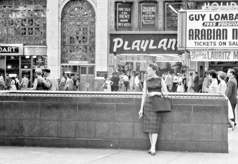 9. Manhattan, Times Square, 1955 1. A couple of the parents hanging around back in 1955, 2. A London record store back in 1955 with customers hanging out in their lovely listening booths, 3. A Debutant Ball back in 1955, 4. A couple of the grandparents hanging out in their home back in 1955 in Illinois, 5. Spain, circa 1955, 6. Girls from Germany in 1955, 7. Throwing it all the way back to July 2nd, 1955, 8. A lovely shot from school out in Sweden in 1955, 9. Manhattan, Times Square, 1955, 10. Hanging in the kitchen in New York, 1955, 11. The fish was delightful back in 1955, 12. Riding in the front with mom in 1955, 13. Drag racing in Los Angeles in 1955, 14. East Pender Street in Vancouver, BC, 1955, 15. A man bragging out in Spain in 1955, 16. East Harlem, New York City, circa 1955, 17. Harris and McKeever Market in Pittsburgh, circa 1955, 18. Commuters reading their newspapers on a train in Philadelphia, circa 1955, 19. A solid roller skating faceplant moment, 20. The scooter kids hanging out in Bonn, Germany, 1955, 21. All aboard for that sweet Saturday afternoon matinee, 22. Women and children hanging out at a pier in Hong Kong, circa 1955, 23. A busy mom out in New Rochelle, New York, 1955