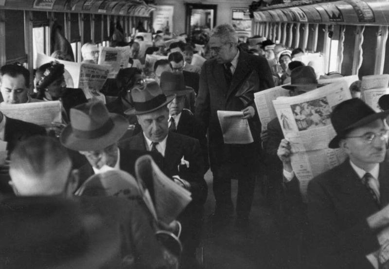 18. Commuters reading their newspapers on a train in Philadelphia, circa 1955 1. A couple of the parents hanging around back in 1955, 2. A London record store back in 1955 with customers hanging out in their lovely listening booths, 3. A Debutant Ball back in 1955, 4. A couple of the grandparents hanging out in their home back in 1955 in Illinois, 5. Spain, circa 1955, 6. Girls from Germany in 1955, 7. Throwing it all the way back to July 2nd, 1955, 8. A lovely shot from school out in Sweden in 1955, 9. Manhattan, Times Square, 1955, 10. Hanging in the kitchen in New York, 1955, 11. The fish was delightful back in 1955, 12. Riding in the front with mom in 1955, 13. Drag racing in Los Angeles in 1955, 14. East Pender Street in Vancouver, BC, 1955, 15. A man bragging out in Spain in 1955, 16. East Harlem, New York City, circa 1955, 17. Harris and McKeever Market in Pittsburgh, circa 1955, 18. Commuters reading their newspapers on a train in Philadelphia, circa 1955, 19. A solid roller skating faceplant moment, 20. The scooter kids hanging out in Bonn, Germany, 1955, 21. All aboard for that sweet Saturday afternoon matinee, 22. Women and children hanging out at a pier in Hong Kong, circa 1955, 23. A busy mom out in New Rochelle, New York, 1955