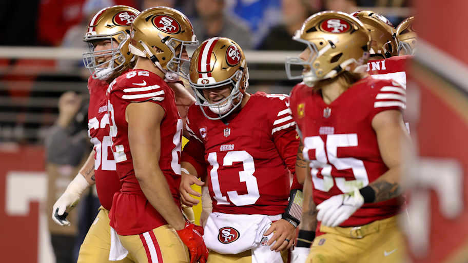 San Francisco 49ers, New York Jets, Tennessee Titans, Las Vegas Raiders, New England Patriots