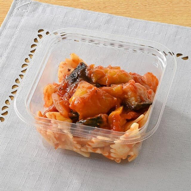 旬の野菜を手軽においしく！ファミマの「ちょいデリ」で夏バテ対策♪, ①トマトとベーコンのパスタサラダ, ②たんぱく質が摂れる！豚しゃぶとおろしのパスタサラダ, ③甘辛みそダレの肉みそキャベツ, ④彩り野菜のラタトゥイユ