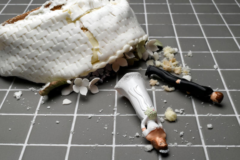 The wedding cake Some wedding traditions aren’t as 'innocent' as you think, The bridal veil, Exchanging rings, Carrying the bride over the threshold, The wedding cake, The bride’s garter, Stepping on a glass, Bride kidnapping