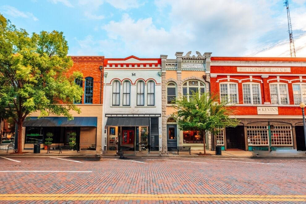 Alto, GA, Americus, GA, Calhoun, GA, Clarkston, GA, Dahlonega, GA, Helen, GA, Jekyll Island, GA, Milledgeville, GA, Plains, GA, Senoia, GA, Tallulah Falls, GA, Thomasville, GA, White, GA
